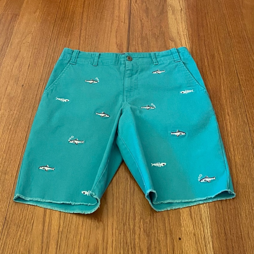 Polo by Ralph Lauren Embroidered Fish and Bones Kids Shorts